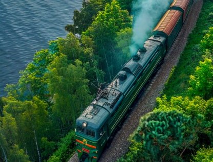 Freight train with multiple containers